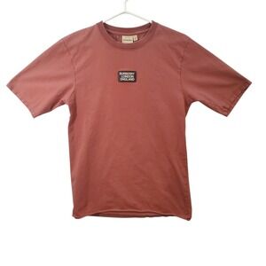 Burberry London England Logo Patch T-Shirt Mens Medium Dusty Rose Cotton *Read*